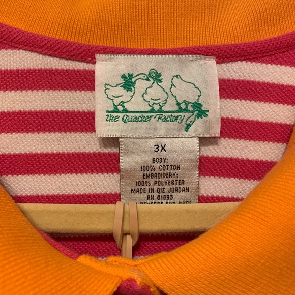 Quacker Factory 2-Piece Pink Skirt Set 3X - Picture 3 of 4